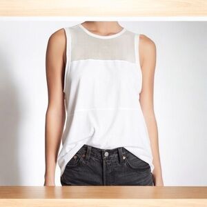 Free People Movement Golden White Sleeveless Top
